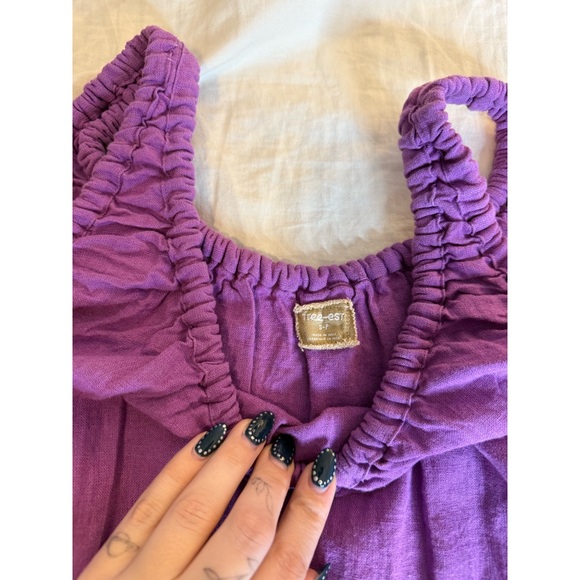 Purple Sleeveless Dress - Picture 3 of 4